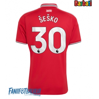 Manchester United Benjamin Sesko #30 Tricou Fotbal Replică 2026-27 Barbati Acasa
